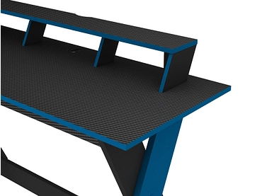 Gaming Schreibtisch SKILL 59.1x150x90.6cm schwarz