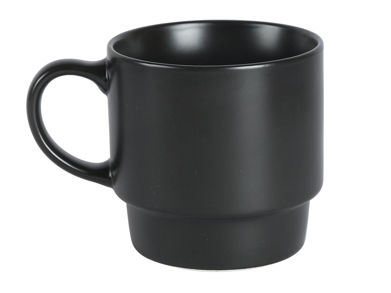 Kaffeebecher ALTURA 44cl Keramik schwarz