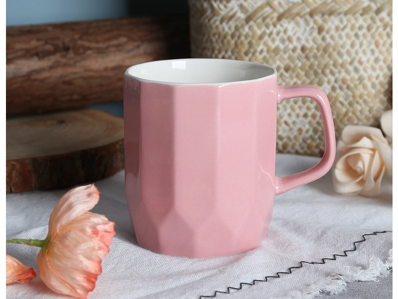 Mug UVITA 36cl ceramica rosa