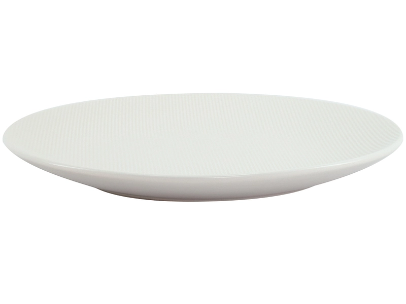 Assiette plate VIVO céramique blanc