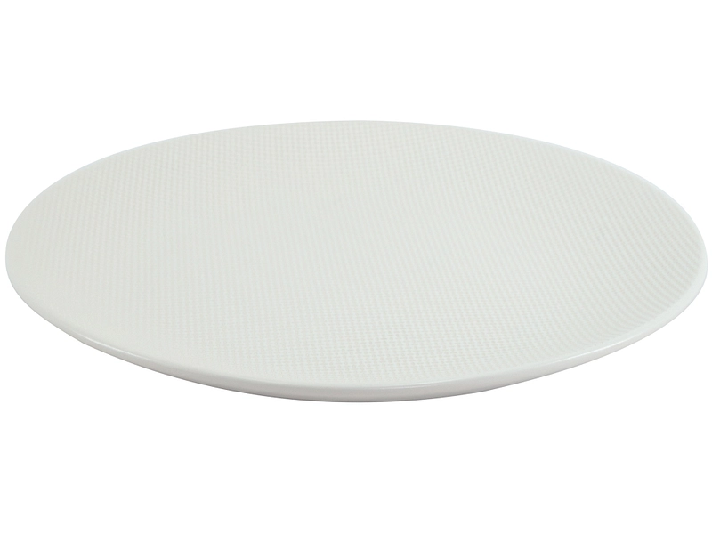 Assiette plate VIVO céramique blanc