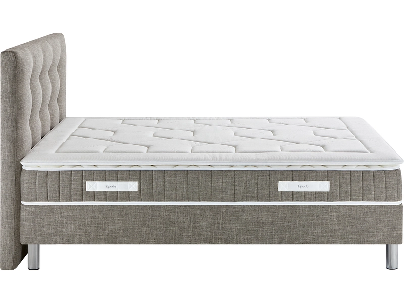 Boxspring EPEDA COLLECTION ELEGANCE COURCHEVEL II marron chiné