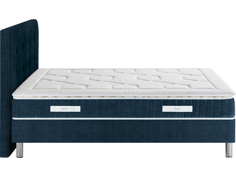 Boxspring EPEDA COLLECTION ELEGANCE COURCHEVEL II bleu