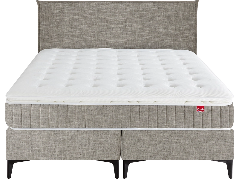 Boxspring EPEDA COLLECTION ELEGANCE VILLARS marron chiné