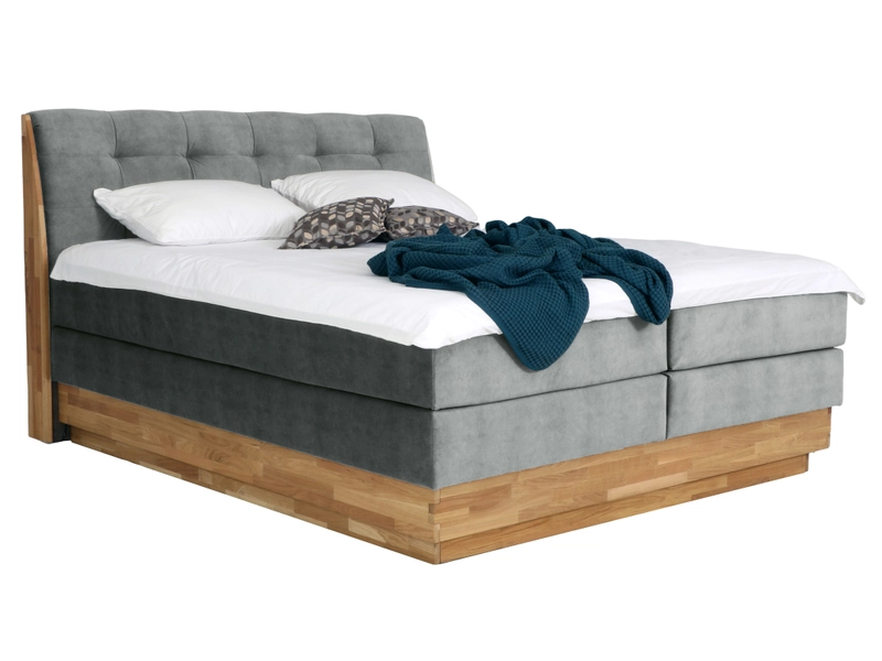 Boxspring ENGELBERG gris