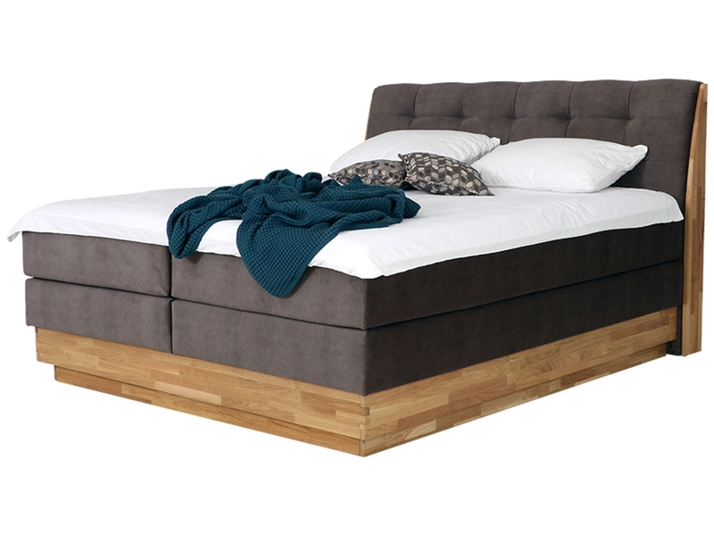 Boxspring ENGELBERG marrone