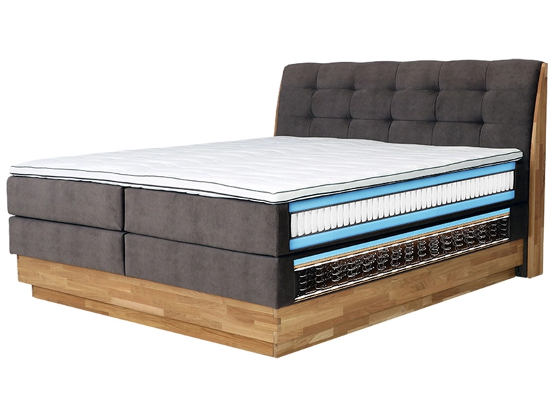 Boxspring ENGELBERG marrone