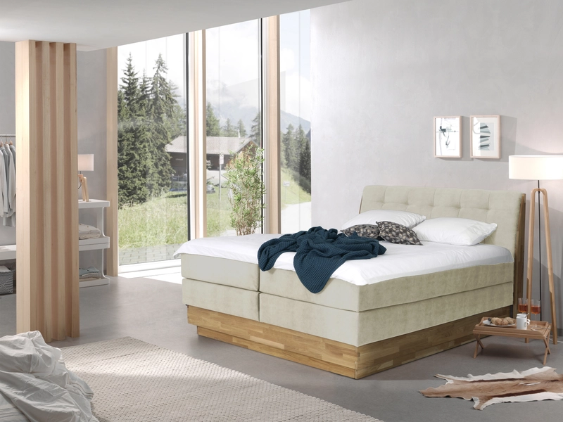 Boxspringbett ENGELBERG beige