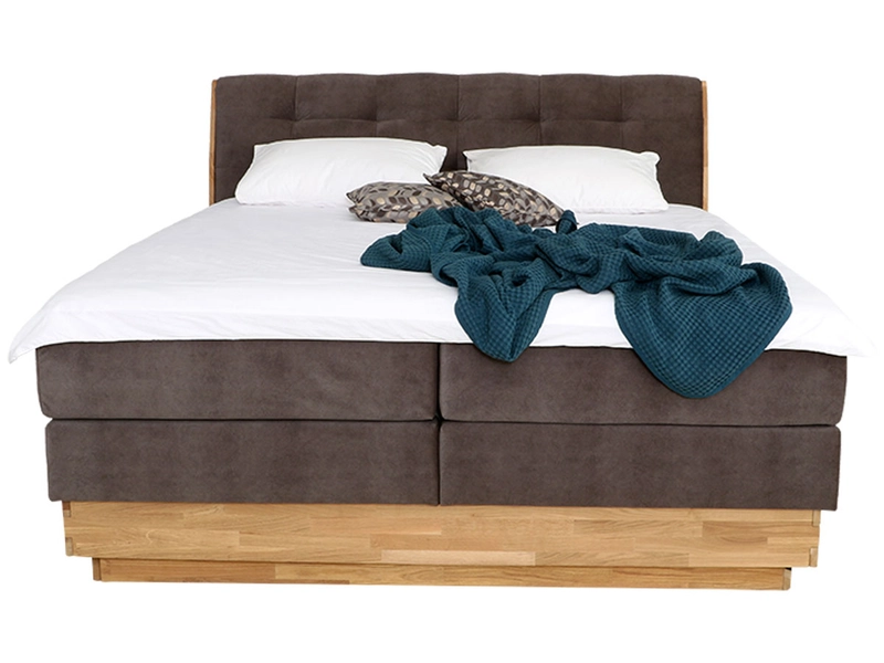 Boxspring ENGELBERG marrone