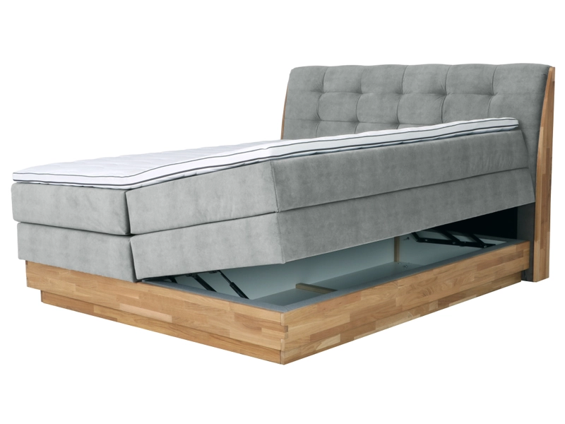 Boxspring ENGELBERG gris