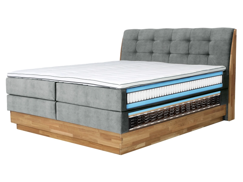 Boxspring ENGELBERG gris