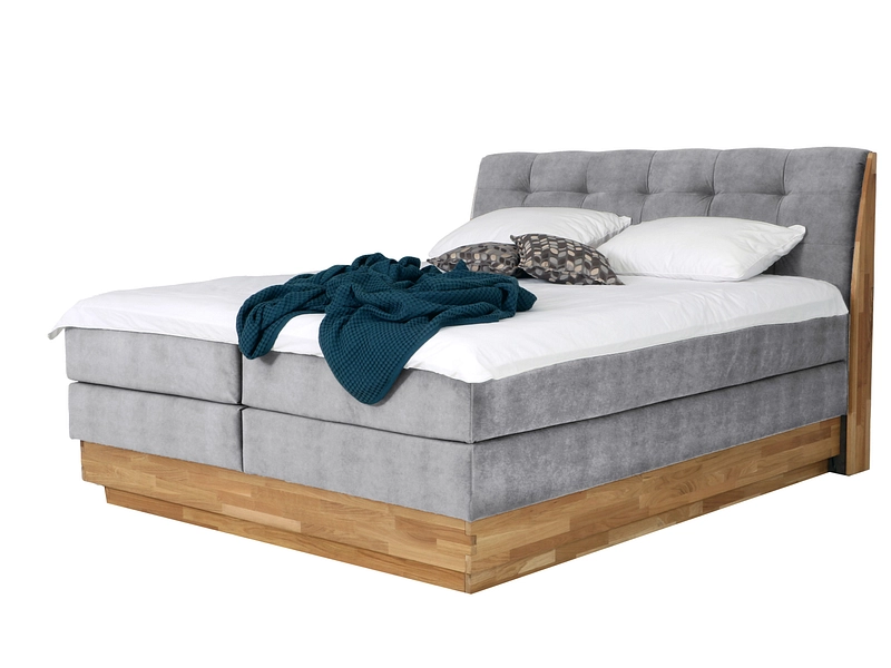 Boxspring ENGELBERG gris