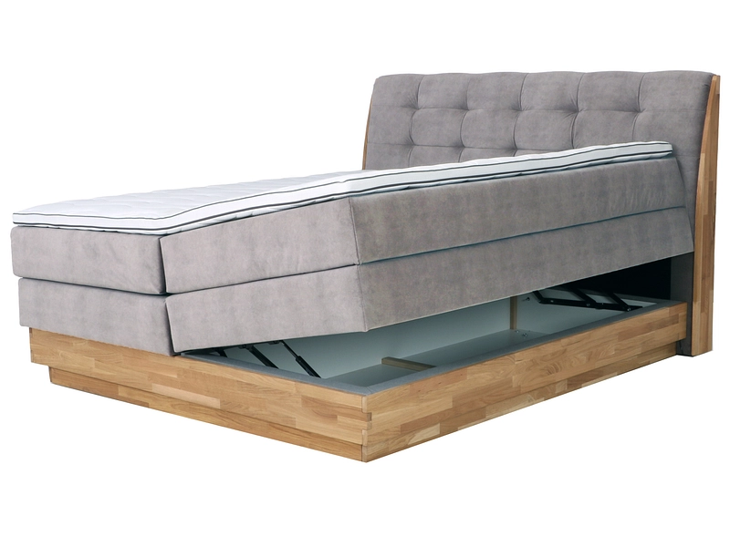 Boxspring ENGELBERG gris