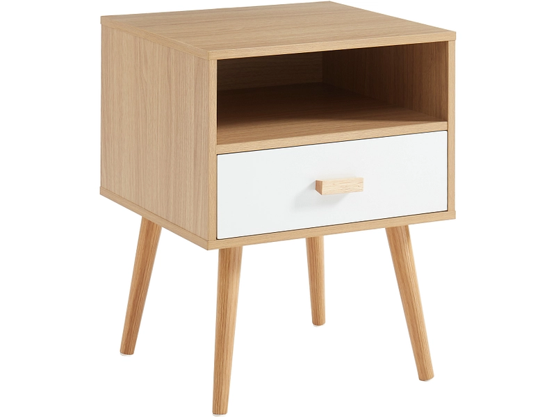 Comodino BAÏTA ULO 1 cassetto 40x39.5x50cm legno