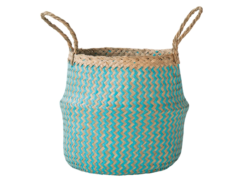 Panier de rangement BASKO bleu