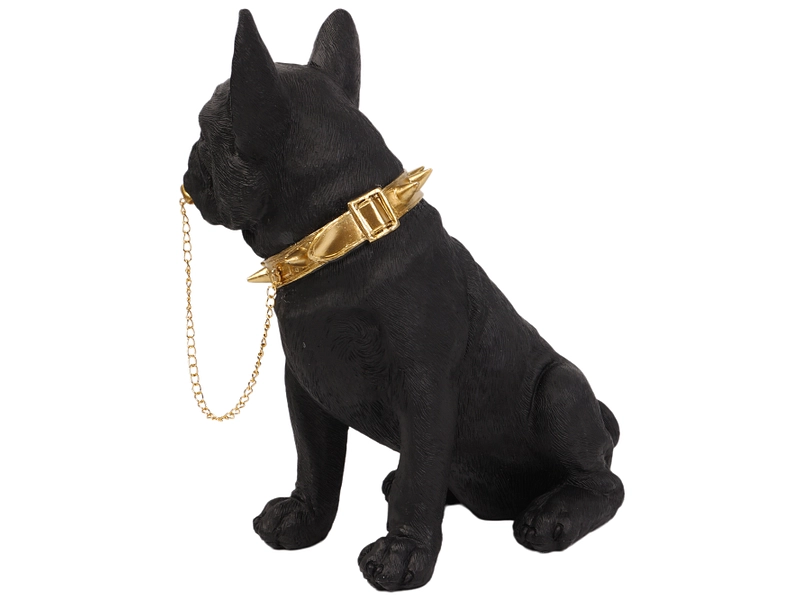 Figurine chien CASPER Noir