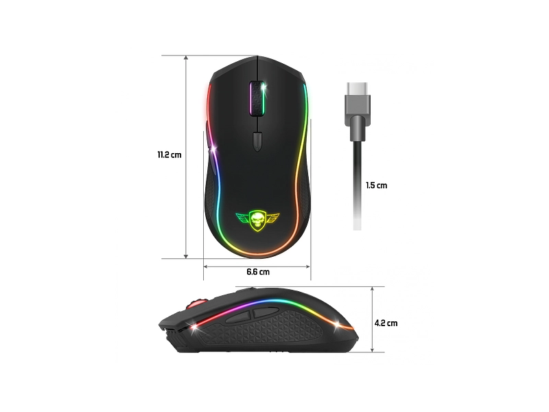 Mouse RGB PRO-M9 SPIRIT OF GAMER
