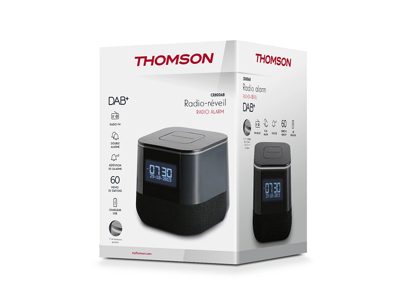 Radio-réveil THOMSON DAB+ / FM