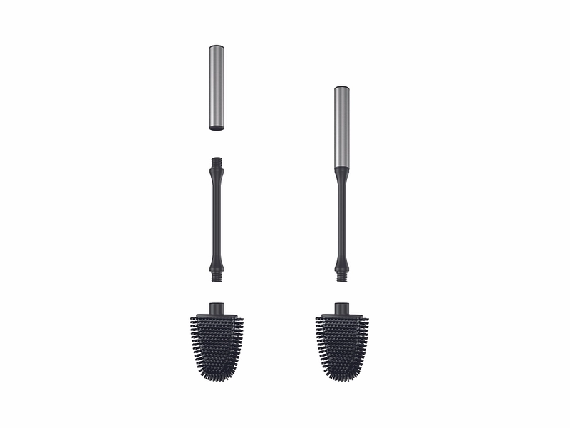 Tête de rechange pour brosse WC HEAD-CLEANY noir