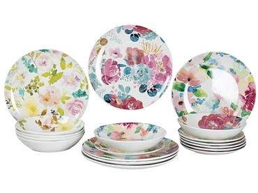 Set vaisselle BLOMMIG porcelaine