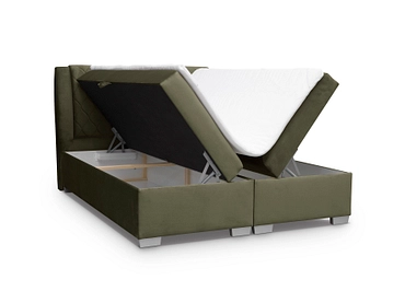 Boxspringbett FAUST khaki