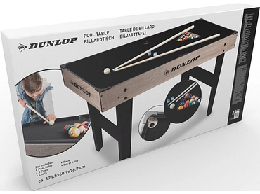 Billardtisch DUNLOP schwarz