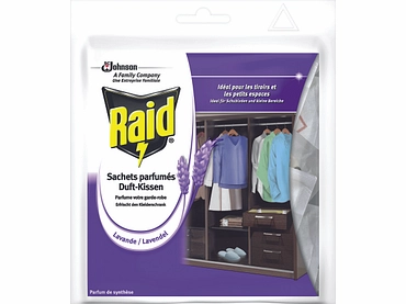 Insecticide pour oreiller RAID violet