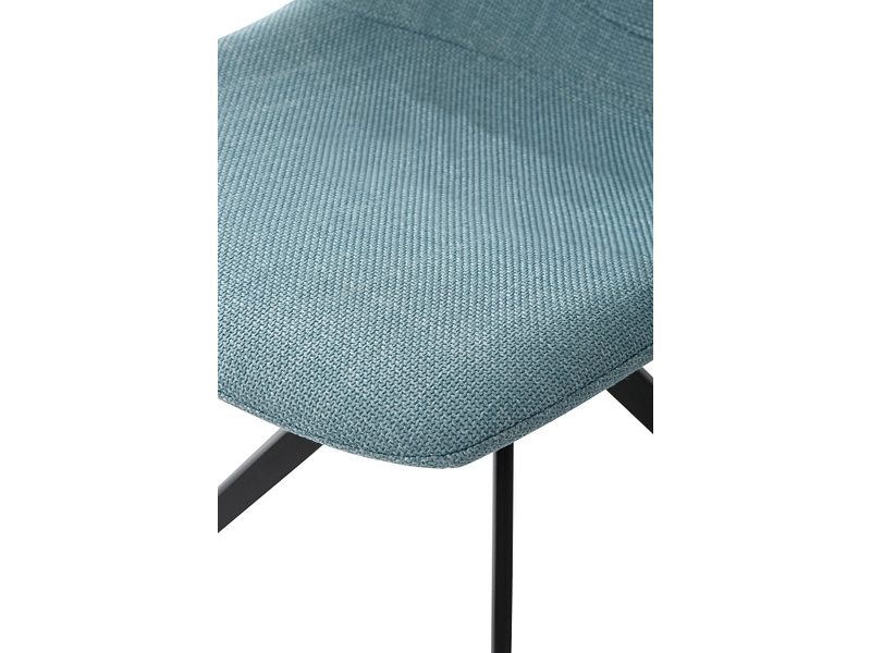Chaise HOME tissu bleu