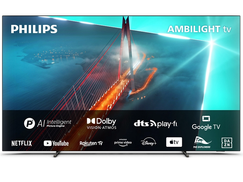 Ambilight TV OLED-Fernseher PHILIPS 65''/164 cm