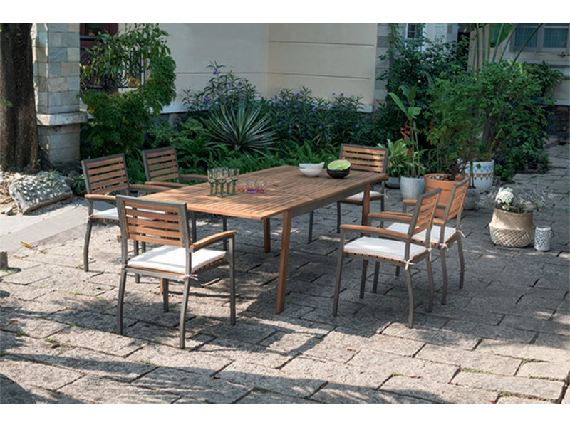 Set table et chaises de jardin THOMAS