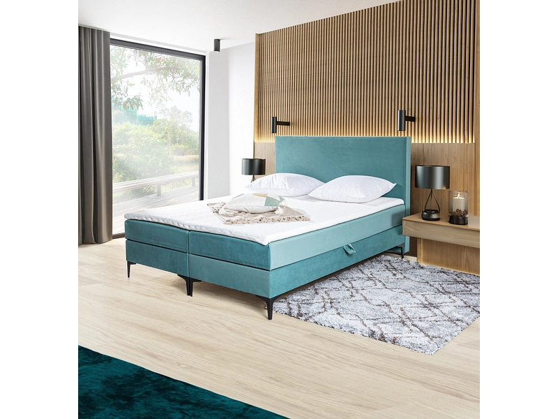 Boxspring LEXI turquoise