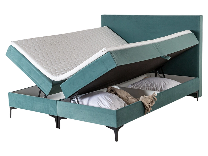 Boxspring LEXI turquoise