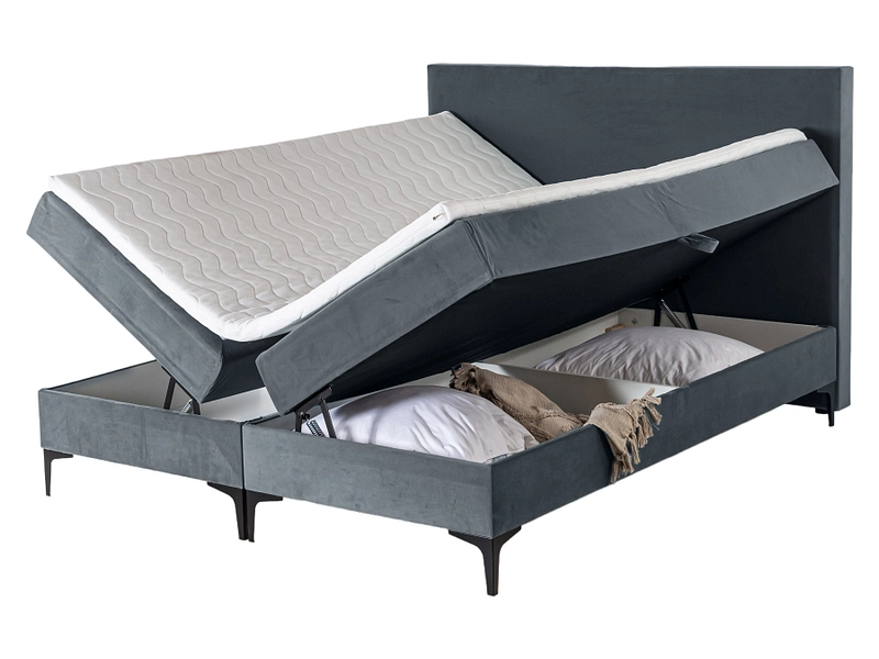 Boxspring LEXI grigio