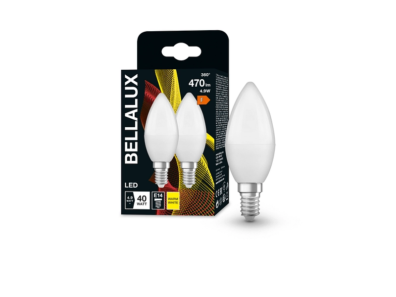 Set 2 lampadine LED BELLALUX E14