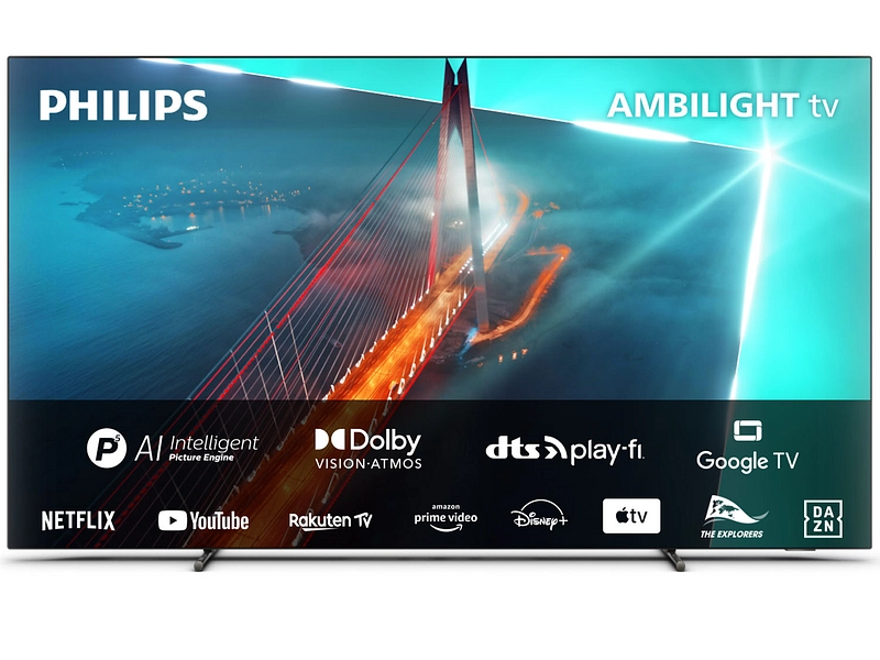 Télévision OLED Ambilight TV PHILIPS 55''/139 cm