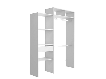 Ankleideschrank-Kit TONNI weiss