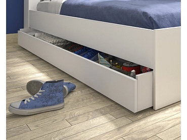 Kinderbett ERWAN weiss