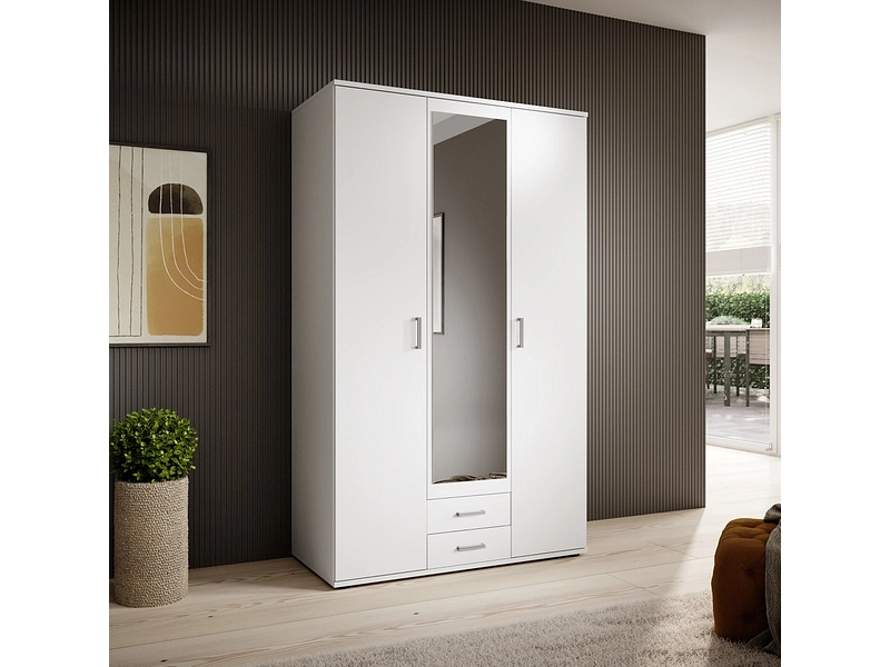 Armoire portes battantes ARIELLI blanc