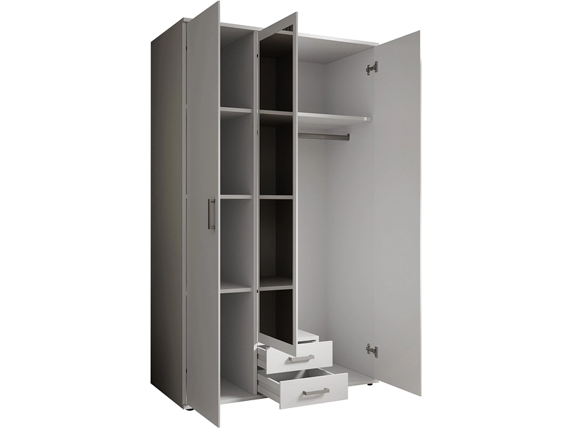 Armoire portes battantes ARIELLI blanc