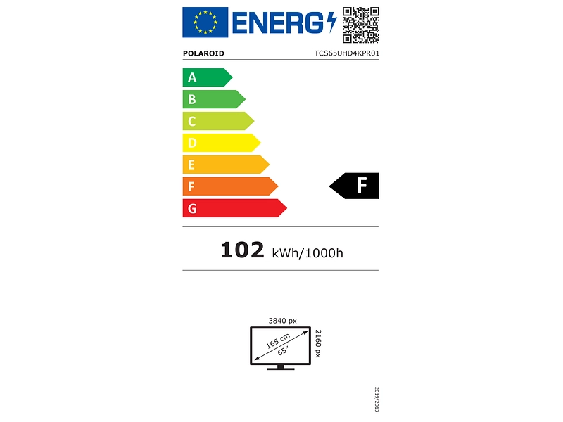 TV LED POLAROID 65''/165 cm