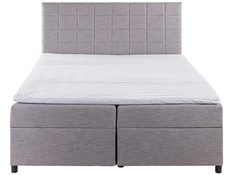 Boxspring TOMA grigio chiaro