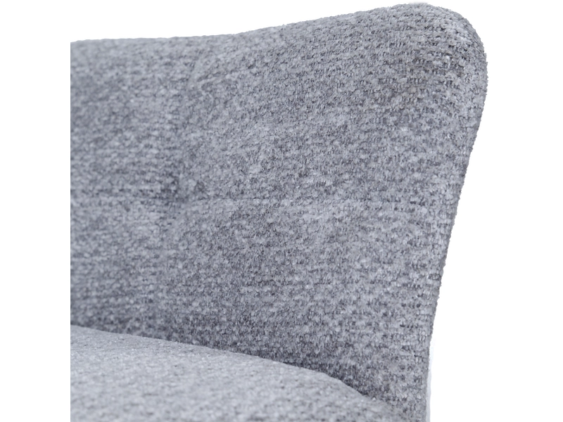 Chaise GABY tissu gris