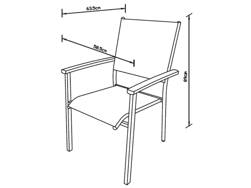 Chaise de jardin SLATS