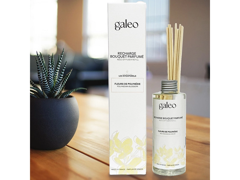 Recharge parfum d'ambiance GALEO DITA fleurs de polynésie