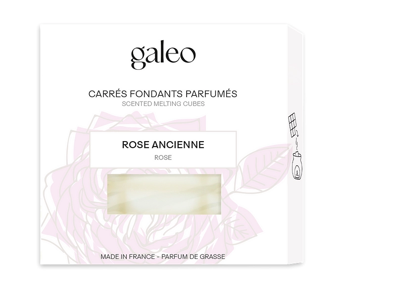 Carrés fondants parfumés GALEO ARENA rose