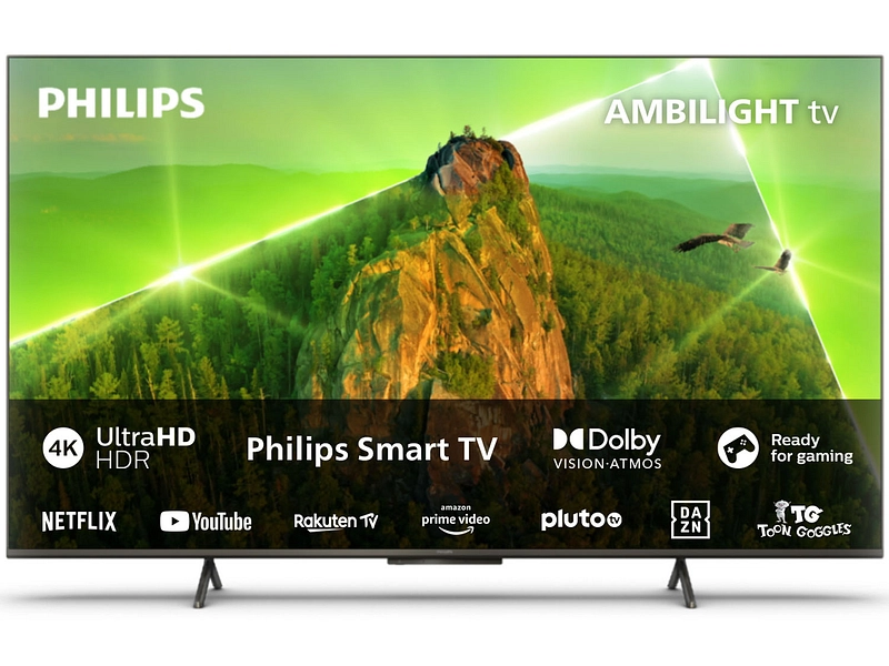 Ambilight TV LED-Fernseher 4K PHILIPS cm 65PUS8108/12, UHD 65\'\'/164