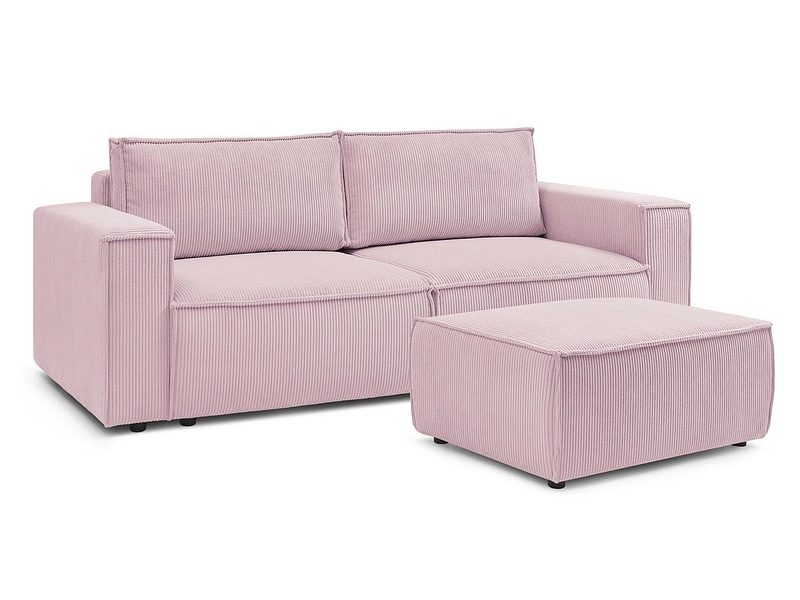 3er Sofa mit Hocker BOBOCHIC NIHAD