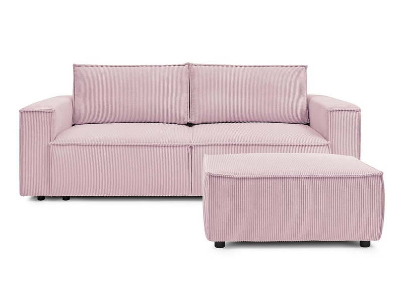 3er Sofa mit Hocker BOBOCHIC NIHAD