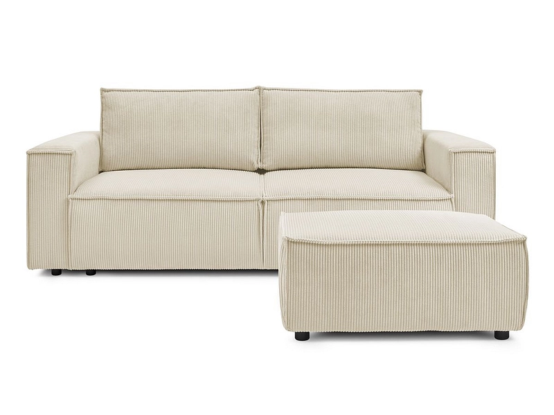 3er Sofa mit Hocker BOBOCHIC NIHAD