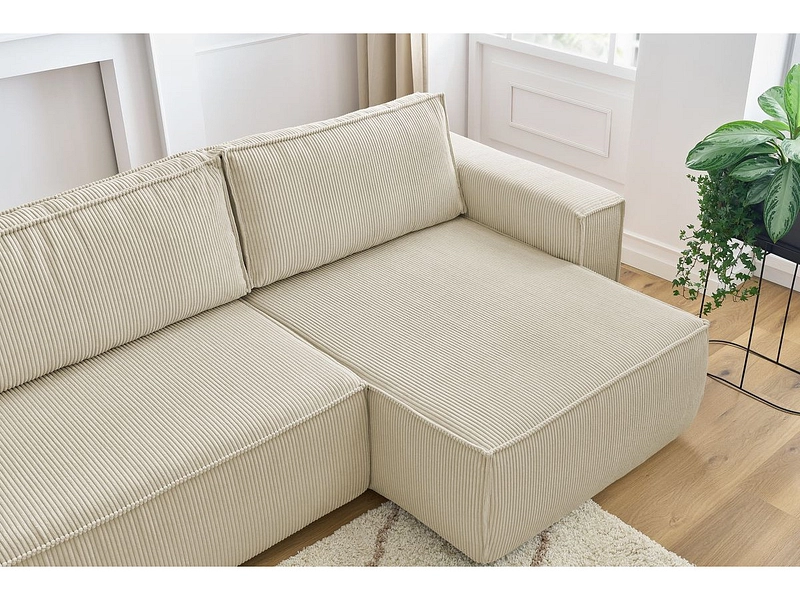 Panorama-Ecksofa mit Hocker BOBOCHIC NIHAD